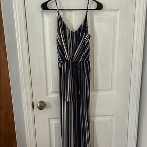 Aqua Striped Multicolor jumpsuit size S